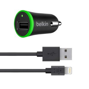 CARGADOR - Belkin Car Charger Lightning For Iphone Ipad Mobile Store Ecuador