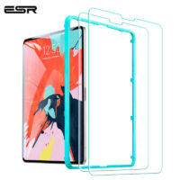 ESR Protector de pantalla HD para iPad Pro 12,9 2018, película de pantalla protectora de vidrio templado para Tablet, antiarañazos para iPad Pro 12,9