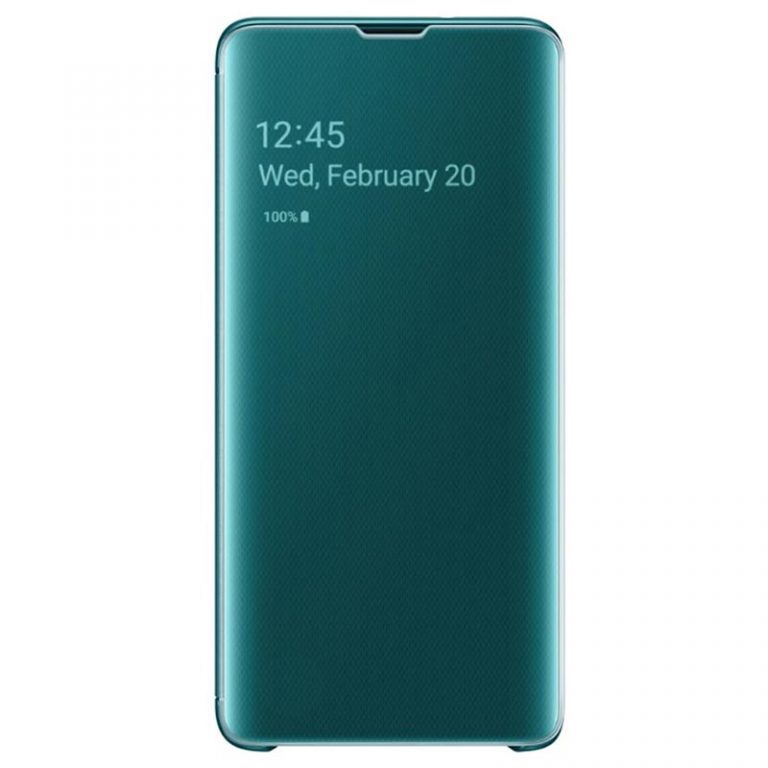 Case Clear View Verde Galaxy S10 Mobile Store Ecuador