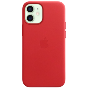 Case Cuero iPhone 12 Mini Rojo Mobile Store Ecuador