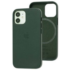 Case Cuero iPhone 12 Mini Verde Mobile Store Ecuador