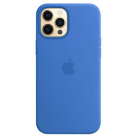 Case Silicona Azul Capri iPhone 12 Pro Max Mobile Store Ecuador