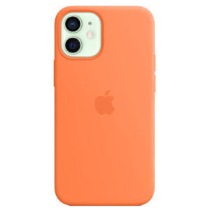 Case Silicona iPhone 12 Mini Naranja Mobile Store Ecuador