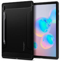 CASE - Spigen-Rugged Armor Galaxy Tab S6 - Matte Black Mobile Store Ecuador
