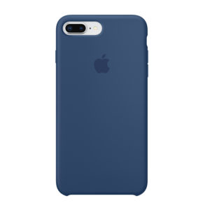 Case Silicona iPhone 8 Plus Azul Mobile Store Ecuador