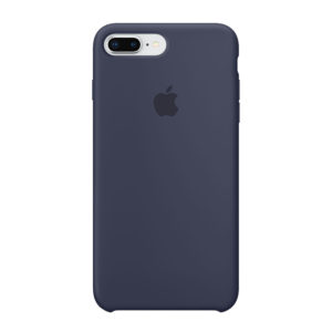 Case Silicona iPhone 8 Plus Azul Oscuro Mobile Store Ecuador