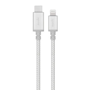 Cable Moshi Integra USB-C a Lightning de 1,2 mts Blanco Mobile Store Ecuador