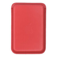 Funda Magsafe Iphone Leather Wallet - Red Mobile Store Ecuador