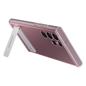 Case Samsung transparente con soporte para Galaxy S22 Ultra Mobile Store Ecuador1
