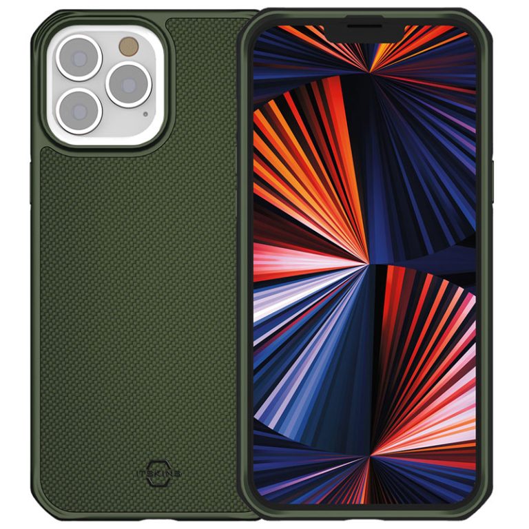 Case Itskins Ballistic Hybrid Verde para iPhone 13 Pro Mobile Store Ecuador