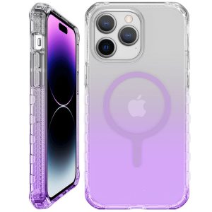 Case Itskins Hybridr SUPREME R OMBRE para iPhone 14 Pro Morado Mobile Store Ecuador