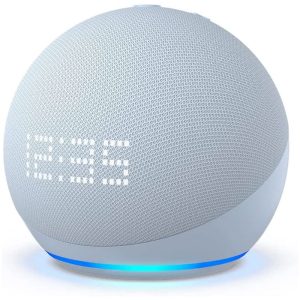 Nuevo Echo Dot (5.ª generación, modelo de 2022) Azul con Reloj Mobile Store Ecuador