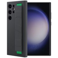 Case Silicone Grip con correa para Galaxy S23 Ultra Negro Mobile Store Ecuador