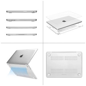 Case mosiso para MacBook Air 13.6 Transparente Mobile Store Ecuador1
