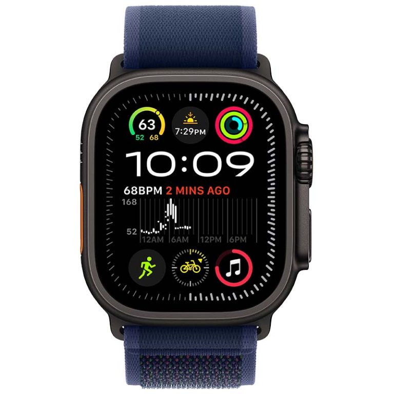 Apple Watch Ultra 2 Black Ti Blue Trail Loop Mobile Store Ecuador