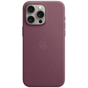 Case FineWoven con Magsafe para iPhone 15 Pro Max Mulberry Mobile Store Ecuador