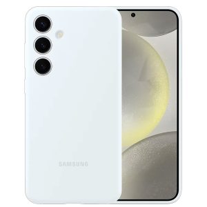 Case de silicona para Galaxy S24 Blanco Mobile Store Ecuador