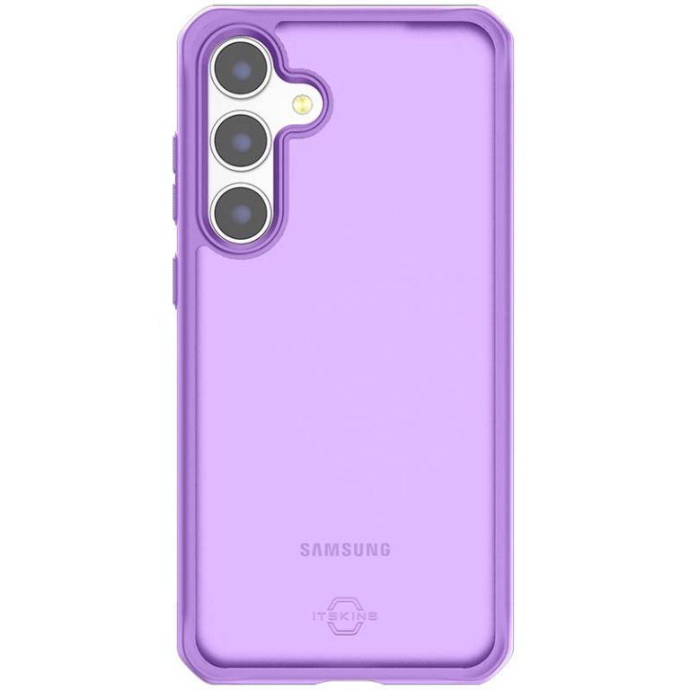 Case Itskins Hybridr Frost Magsafe para Samsung S24 Purpura Mobile Store Ecuador