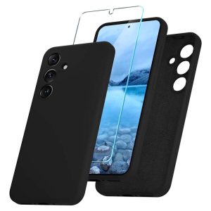 CASE de Silicona Yenapoon para Samsung Galaxy A35 5G Negro Mobile Store Ecuador