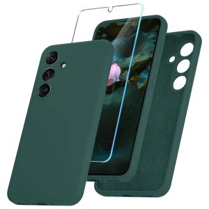 CASE de Silicona Yenapoon para Samsung Galaxy A35 5G Verde Mobile Store Ecuador