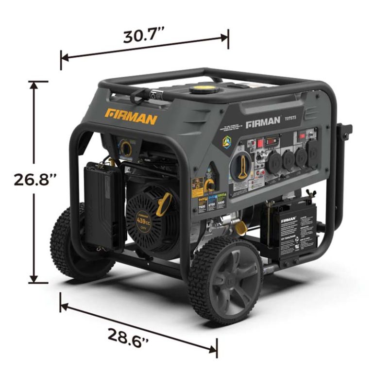 GENERADOR FIRMAN PORTÁTIL TRI FUEL 9400W CON ARRANQUE ELÉCTRICO 120 ...