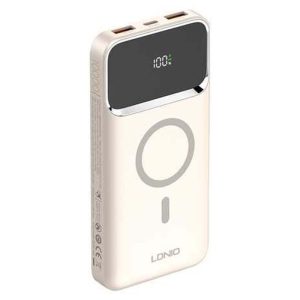 CARGADOR LDNIO Power Bank Magnetic Wireless Dual USB Port 10000mAh Mobile Store Ecuador