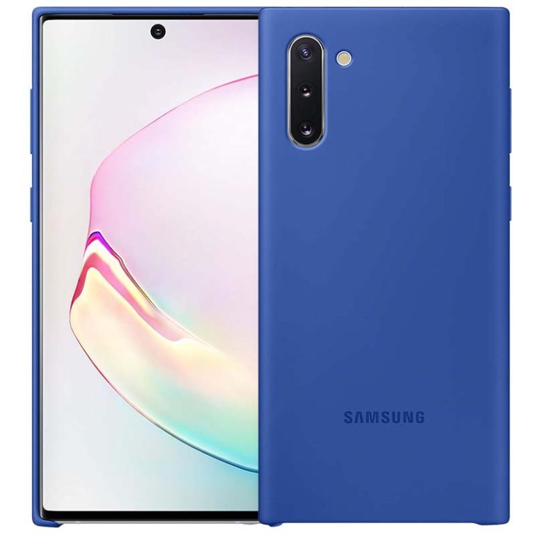 CASE Silicone Cover Note 10 5G Azul Mobile Store Ecuador