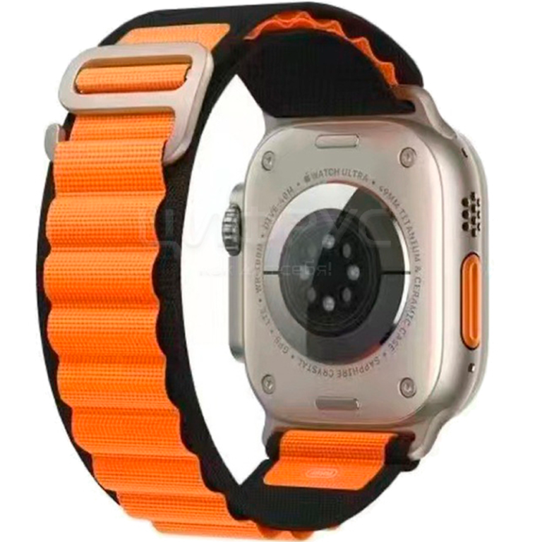 correa-spigen-watch-band-durapro-flex-orange-black-42---44---49-mm