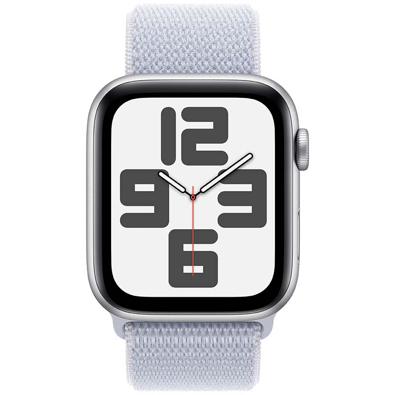 Apple Watch SE (2da generación) Silver Al Blue Cloud Sport Loop Mobile Store Ecuador