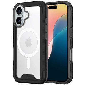 CASE Zizo Ion Series MagSafe para iPhone 16 Negro Mobile Store Ecuador