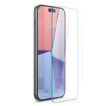 MICA - Vidrio Spigen con soporte Iphone 15 15 Pro Mobile Store Ecuador MICA - Vidrio Spigen con soporte Iphone 15 15 Pro Mobile Store Ecuador