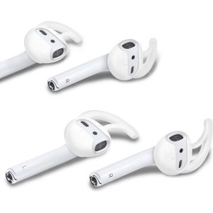 ACCESORIO Spigen Airpods Earhooks White Mobile Store Ecuador1