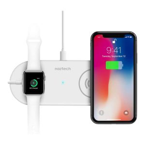 Naztech Power Pad Duo Qi Wireless Fast Charger White Mobile Store Ecuador1