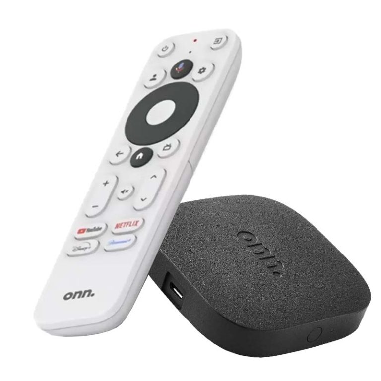 Onn 4K Google TV Streaming Box – Fast Ultra HD, 8GB Storage, 2GB RAM, With Voice Remote