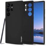 CASE Spigen Silicon Samsung S25 Ultra Matte Black Mobile Store Ecuador