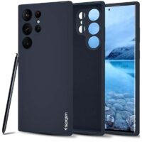 CASE Spigen Silicon Samsung S25 Ultra Matte Blue Mobile Store Ecuador