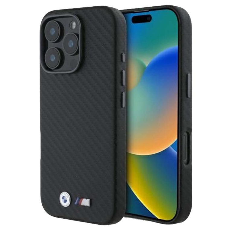 CASE - BMW For Iphone 16 Pro - Carbon Black Mobile Store Ecuador