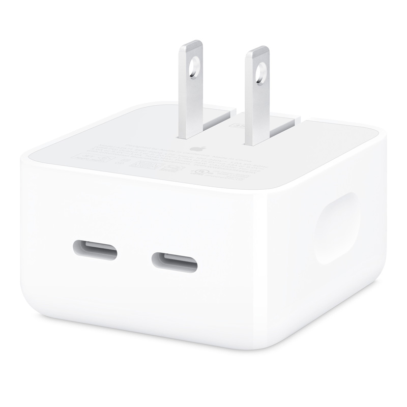 CARGADOR - Apple 35w Dual USB-C Port Compact Power Adapter Mobile Store Ecuador