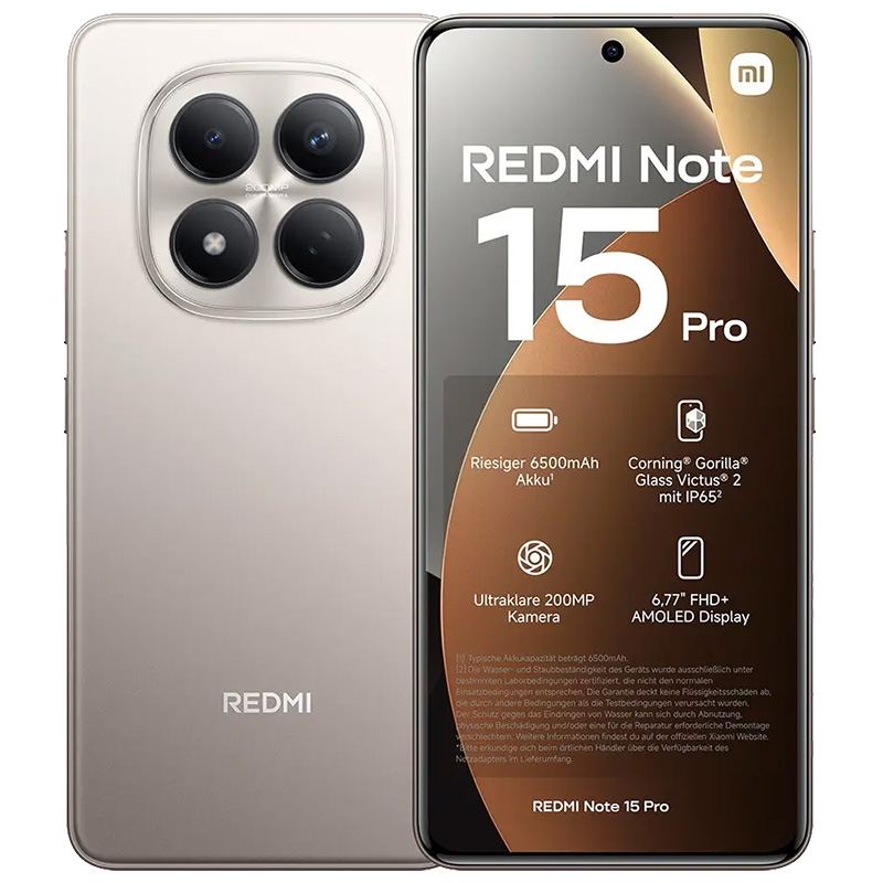 Xiaomi Redmi Note 15 Pro 4G Gris titanio Mobile Store Ecuador