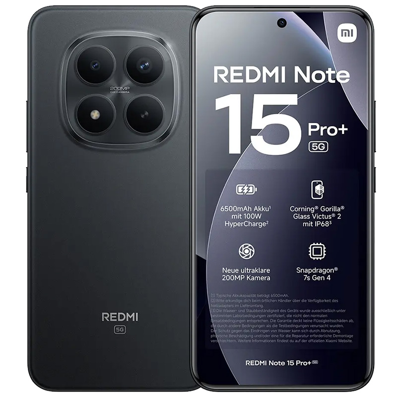 Xiaomi Redmi Note 15 Pro Plus 5G Negro Mobile Store Ecuador
