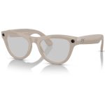 RAY-BAN Meta Skyler RW4014 - Shiny Chalky Grey Transparente - Zafiro Transitions Mobile Store Ecuador