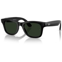 RAY-BAN Meta Wayfarer 50MM (Gen 2) RW4012 - Shiny Black Transparente - Verde Grafito Transitions Mobile Store Ecuador1
