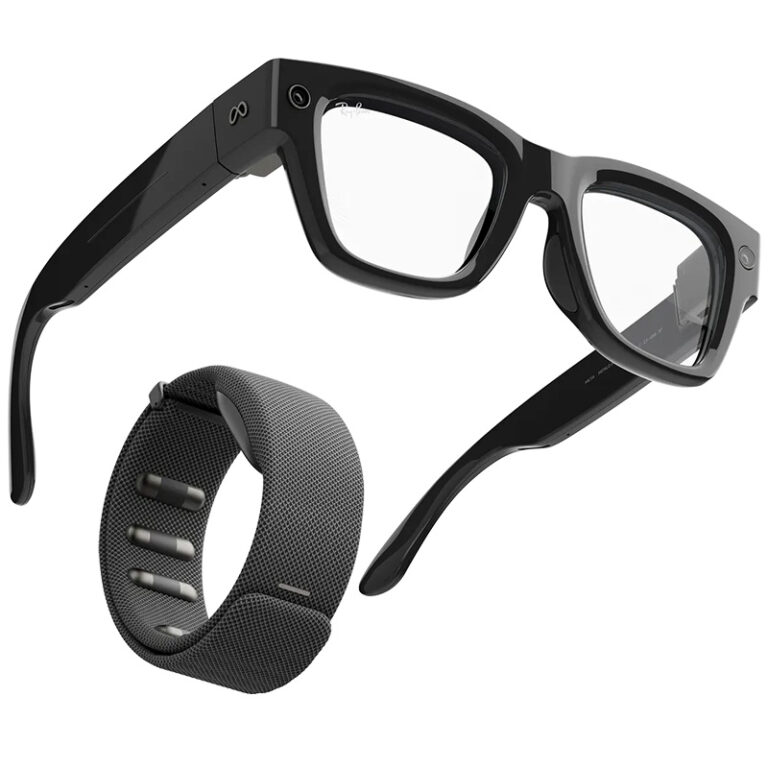 RAY-BAN Display Meta Glassess Shiny Black + Band Charcoal Mobile Store Ecuador