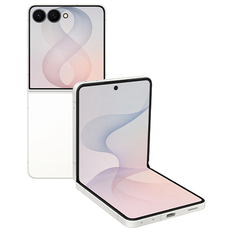 Samsung Galaxy Z Flip 8 Cream Mobile Store Ecuador