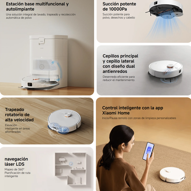 Aspiradora Xiaomi Robot Vacuum H50 Mobile Store Ecuador1